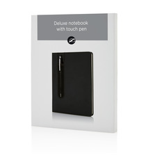 Carnet publicitaire de notes A5 avec stylo tactile Deluxe