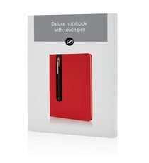 Carnet publicitaire de notes A5 avec stylo tactile Deluxe