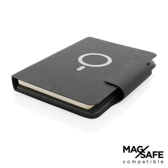 Carnet publicitaire de notes A5 avec chargeur magnétique 10 W Artic