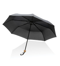 Mini parapluie publicitaire  20.5" rPET 190T poignée bambou Impact AWARE™