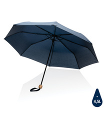 Mini parapluie publicitaire  20.5" rPET 190T poignée bambou Impact AWARE™