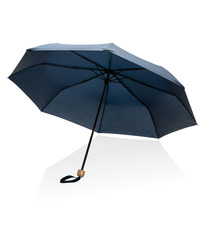 Mini parapluie publicitaire  20.5" rPET 190T poignée bambou Impact AWARE™