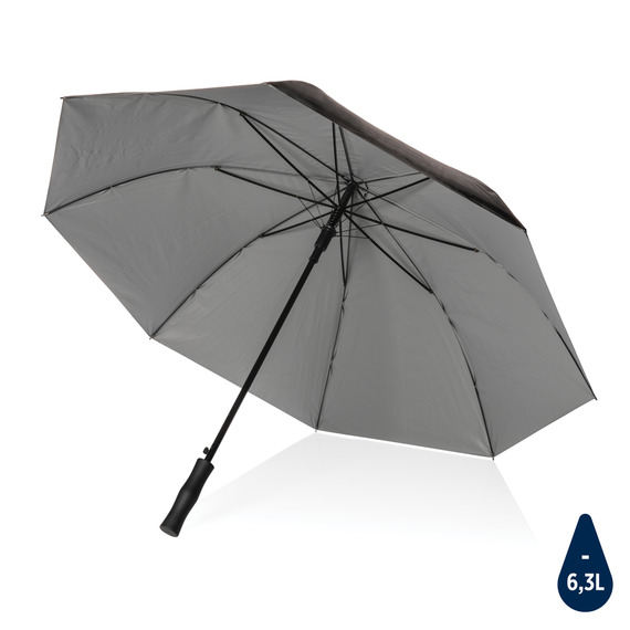 Parapluie publicitaire 27" rPET bi couleur ouverture auto Impact AWARE™