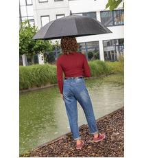 Parapluie publicitaire 27" rPET bi couleur ouverture auto Impact AWARE™