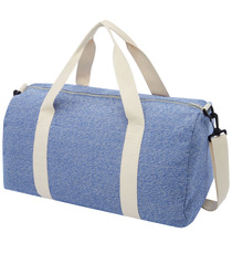 Sac publicitaire de voyage Pheebs en polyester et coton recyclé de 210 g/m²