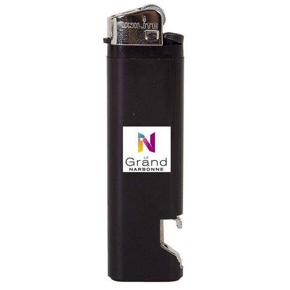 Briquet publicitaire décapsuleur personnalisé