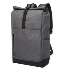 Sac publicitaire à dos Hoss avec rabat enroulable pour ordinateur portable de 15,6"