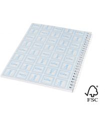 Couverture publicitaire synthétique pour cahier Desk-Mate® FSC A4 Made in Europe