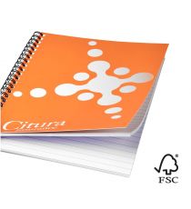 Couverture publicitaire synthétique pour cahier Desk-Mate® FSC A4 Made in Europe