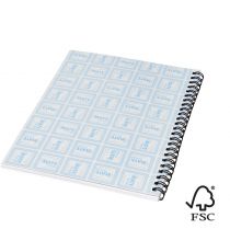 Cahier Desk-Mate® FSC A5 Made in Europe publicitaire Couverture synthétique