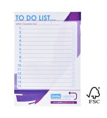 Bloc-notes publicitaire Desk-mate® FSC A5