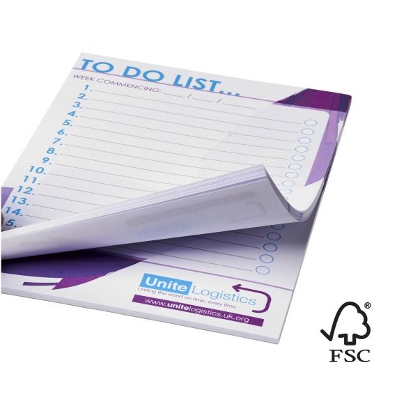 Bloc-notes publicitaire Desk-mate® FSC A5