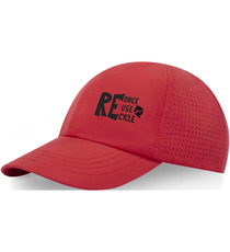 Casquette publicitaire 6 panneaux Mica GRS recyclée ajustée