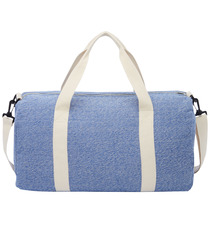 Sac publicitaire de voyage Pheebs en polyester et coton recyclé de 210 g/m²