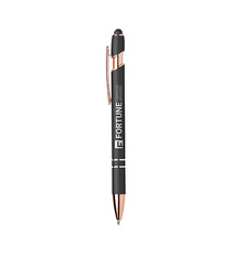 Stylo stylet publicitaire personnalisé express Goldstar® Prince Softy Rose Gold Métallique