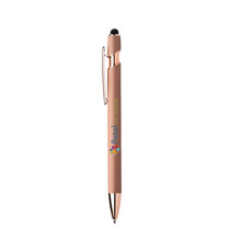 Stylo stylet publicitaire personnalisé express Goldstar® Prince Softy Rose Gold