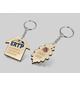 Porte-clés bois personnalisé contre-plaqué