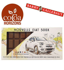 Tablettes en chocolat personnalisables étui carton 100g