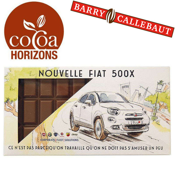 Tablettes en chocolat personnalisables étui carton 100g