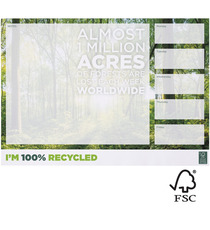 Bloc-notes publicitaire Desk-mate® A3 recyclé FSC