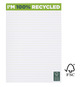 Bloc-notes publicitaire Desk-mate® A5 recyclé FSC
