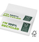 Post-its publicitaires recyclées 75 x 75 mm Sticky-Mate® FSC