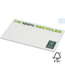 Post-its publicitaires recyclées 127 x 75 mm Sticky-Mate® FSC