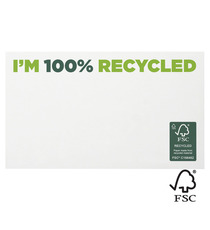 Post-its publicitaires recyclées 127 x 75 mm Sticky-Mate® FSC