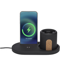 Organiseur de bureau publicitaire et tapis de charge sans fil Klip de 5 W