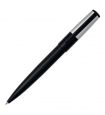 Stylo bille Hugo BOSS publicitaire Gear Minimal Black & Chrome