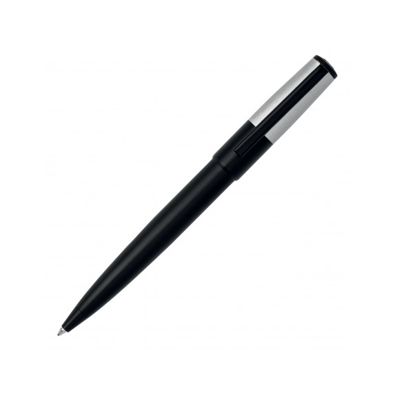 Stylo bille Hugo BOSS publicitaire Gear Minimal Black & Chrome