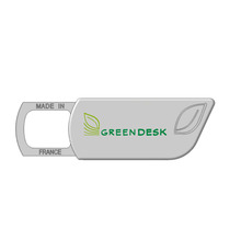 Cache-webcam publicitaire 100% recyclé Made in France Green Desk