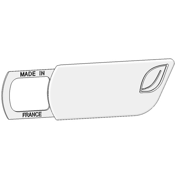 Cache webcam personnalisable rotatif, Cache-webcam personnalisé