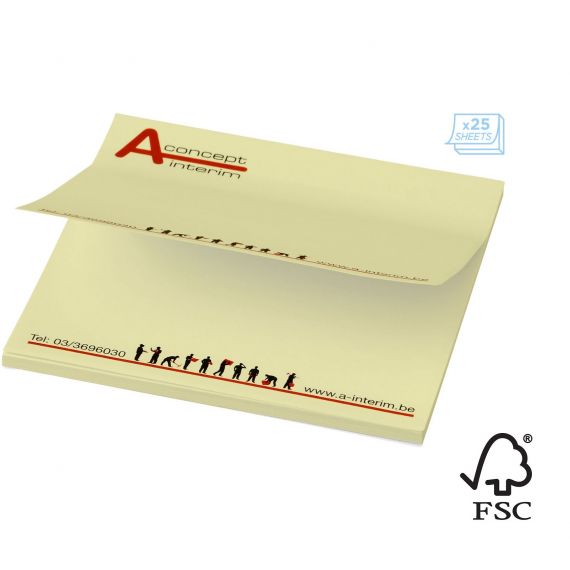 Post-its publicitaire Sticky-Mate® 75x 75 mm fabriquation Europe