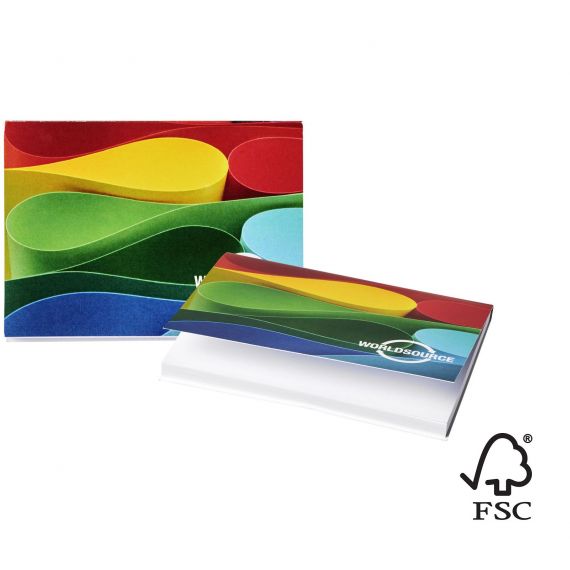 Post-its personnalisé Sticky-Mate® 105x75 mm couverture souple