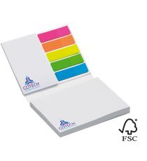 Post-it personnalisé Sticky-Mate® 106x78 mm couverture souple