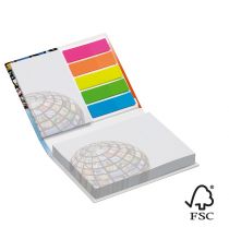 Post-it personnalisé Sticky-Mate® 106x80 mm couverture rigide