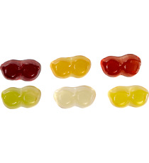 Bonbon publicitaire Gomme de Fruit pouce Lunettes