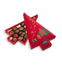 Boite de chocolat personnalisable sapin de Noël