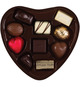 Chocolats publicitaires de qualité boite en cuir Coeur