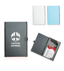 Porte-cartes de visite publicitaire Express aluminium Focus