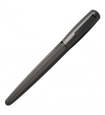 Stylo publicitaire roller Pure Matte Dark Chrome