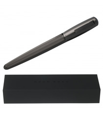 Stylo publicitaire roller Pure Matte Dark Chrome