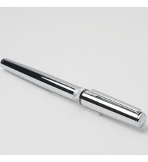 Stylo publicitaire roller Gear Metal Chrome