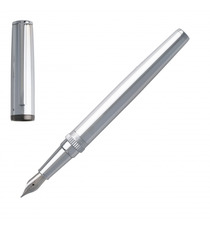 Stylo publicitaire plume Gear Metal Chrome