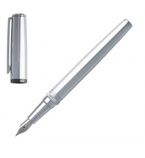 Stylo publicitaire plume Gear Metal Chrome