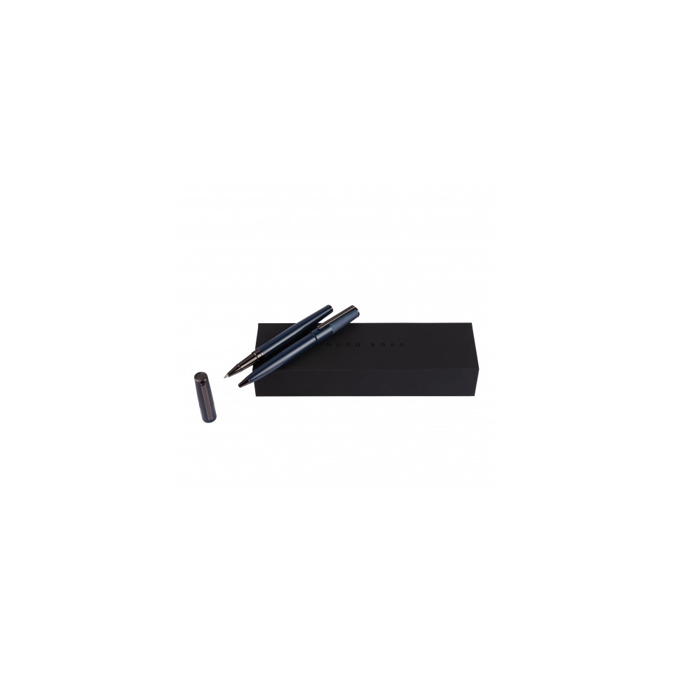 Parure publicitaire Gear Minimal All Navy stylo bille & stylo roller