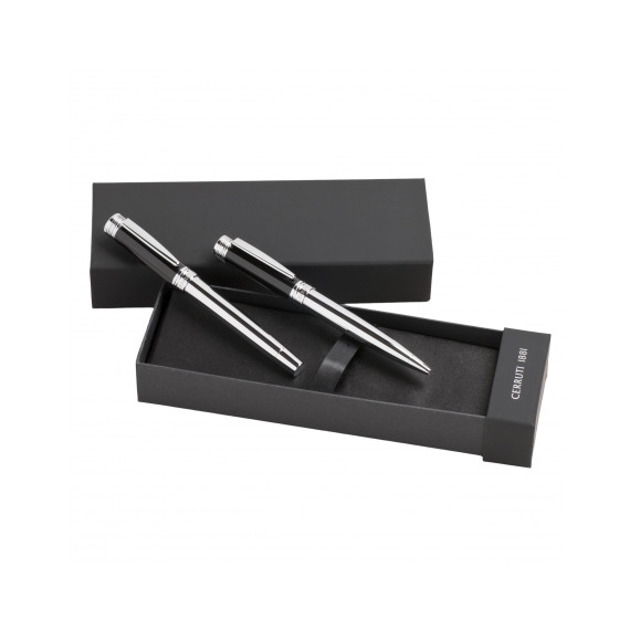 Parure publicitaire Zoom Classic stylo bille & stylo plume Cerruti 1881