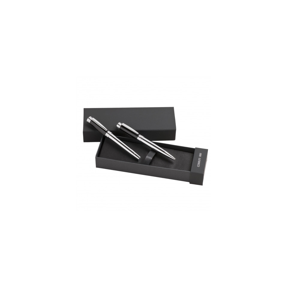 Parure publicitaire Zoom Classic stylo bille & stylo plume Cerruti 1881