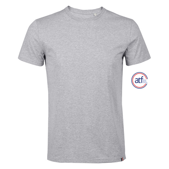 Tee-shirt publicitaire Homme col rond 100% coton peigné Made in France